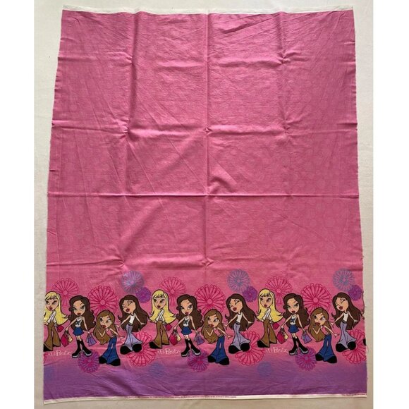 Lil Bratz Sewing Fabric 1 Yard 2004 Vintage Retired Out of Print Pink - Picture 3 of 5